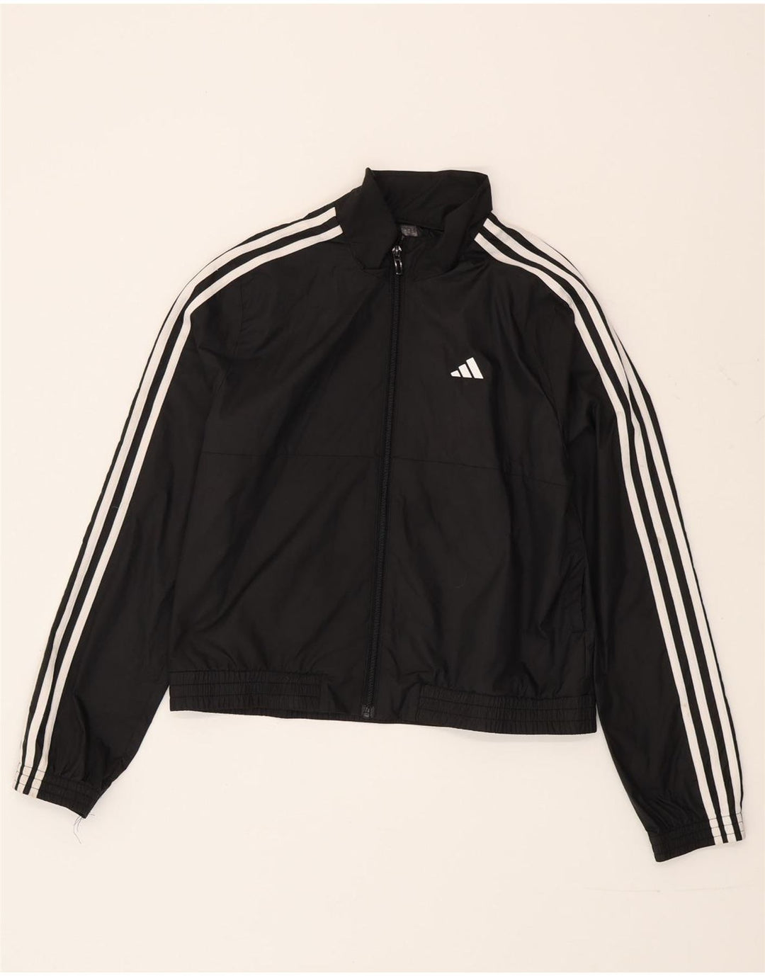 Veste de survêtement Adidas Fille 14-15 ans Noir Polyester