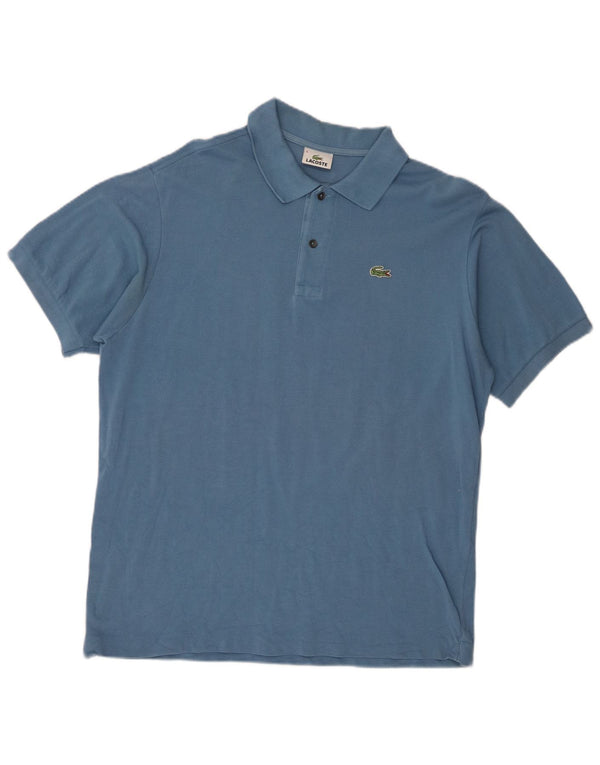 Lacoste Polo Homme Taille 6 XL Bleu Coton