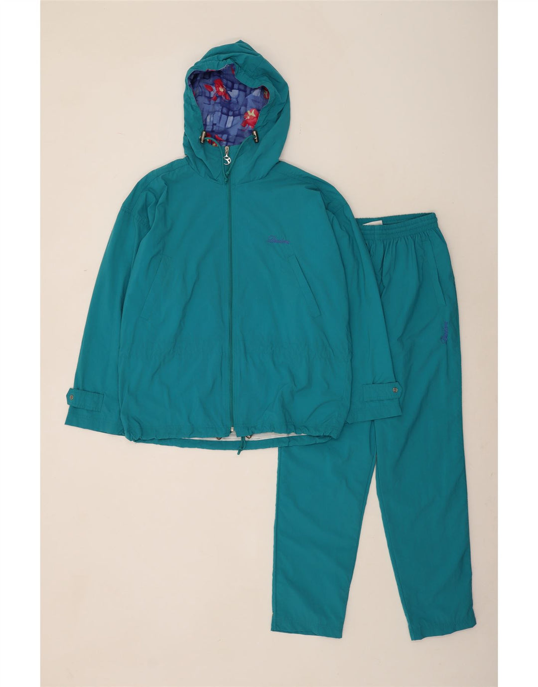 Diadora Survêtement surdimensionné à capuche pour femme UK 14 Bleu moyen Polyamide