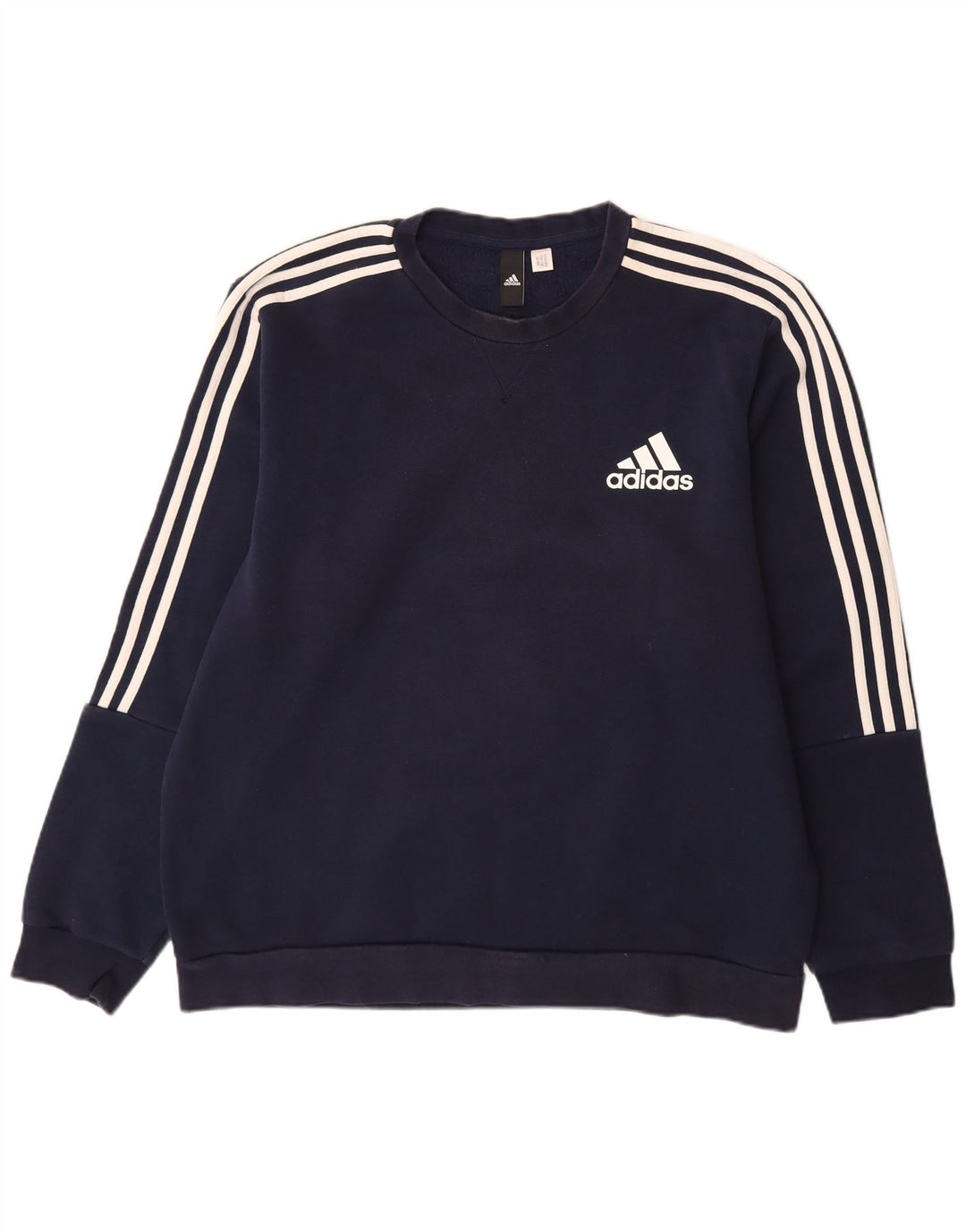 ADIDAS Sweat-shirt pour hommes, grand, bleu marine