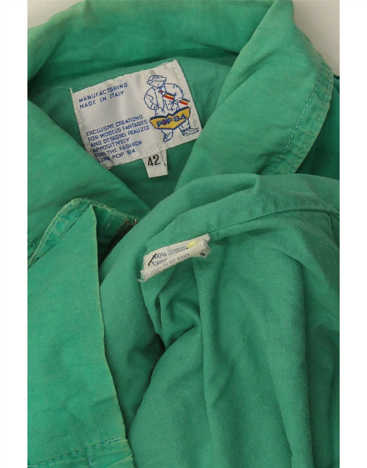 POP 84 Blouson Bomber Homme IT 42 XL Vert Coton