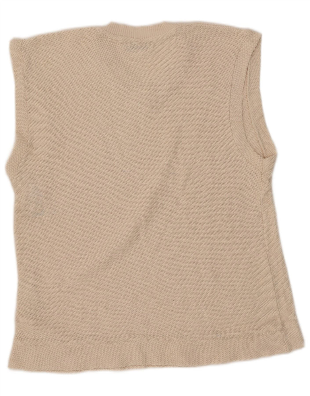 Zara Homme Débardeur Débardeur Medium Blanc Cassé Coton