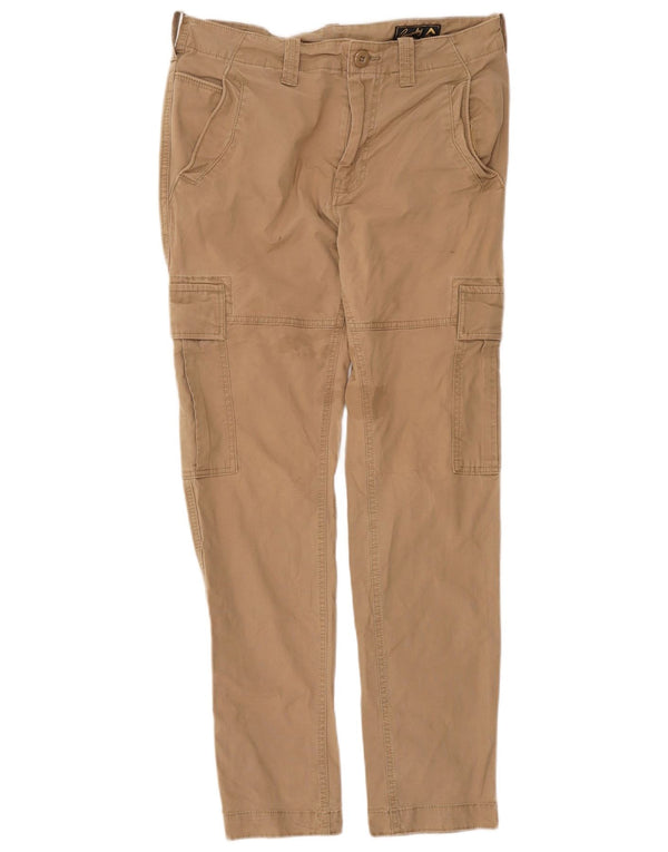 Superdry Pantalon Cargo Slim W30 L32 Homme Beige Coton