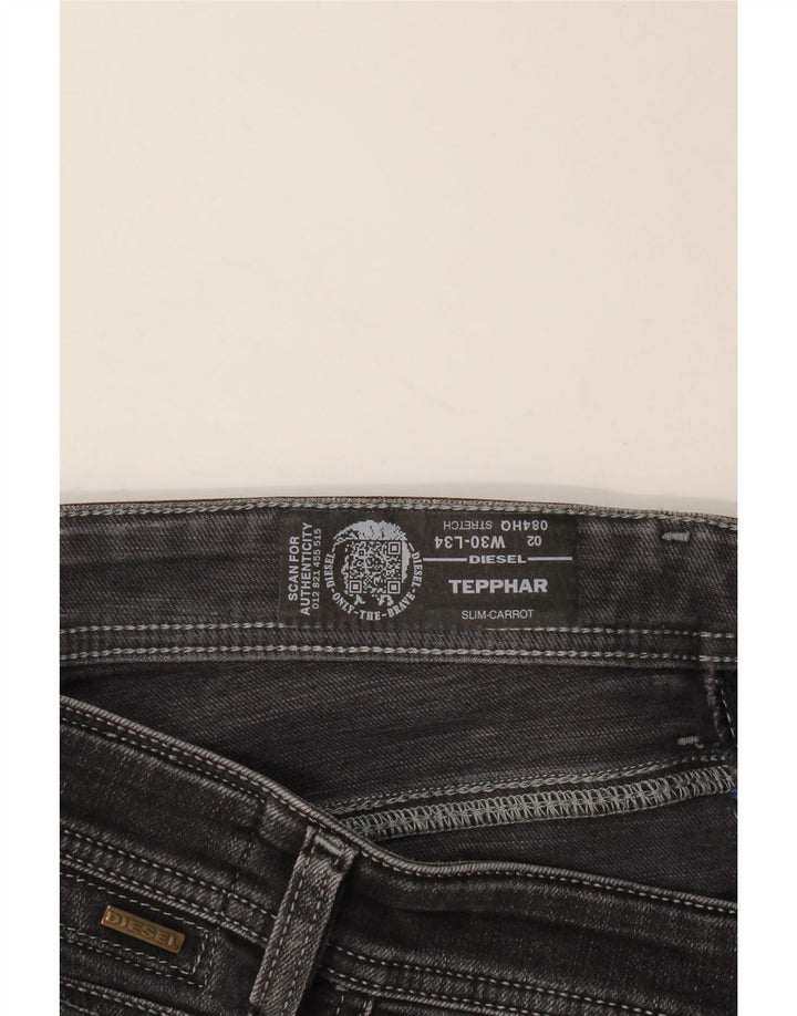 DIESEL Jean Slim Tepphar Carrot Homme W30 L31 Noir