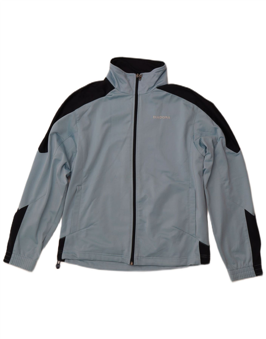 DIADORA Veste de survêtement pour homme UK 36 Petit Bleu Colorblock Polyester