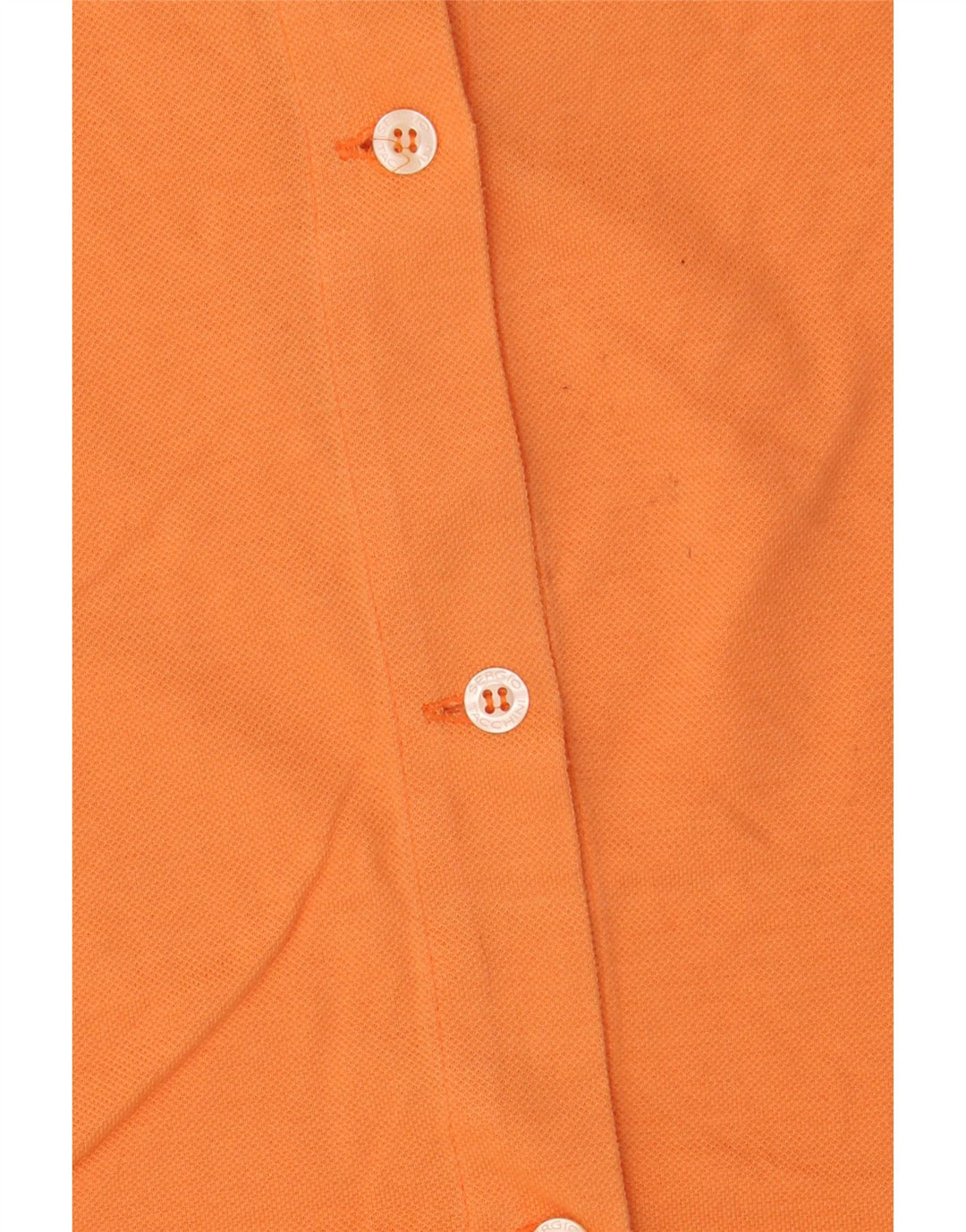 SERGIO TACCHINI Chemisier à manches courtes pour femme UK 14 Orange moyen
