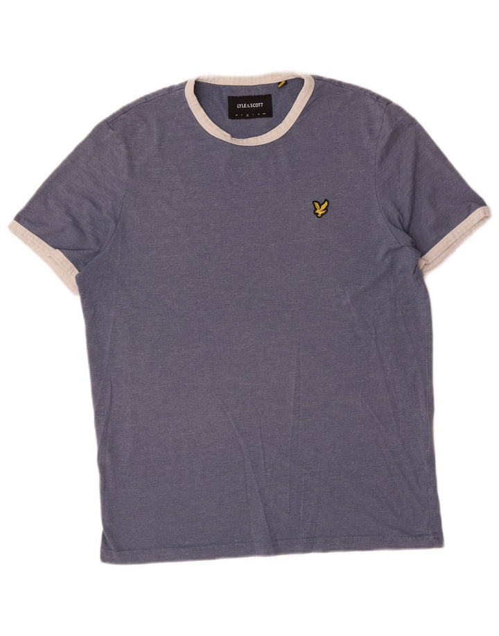 Lyle & Scott T-Shirt Homme Bleu Moyen Polyester