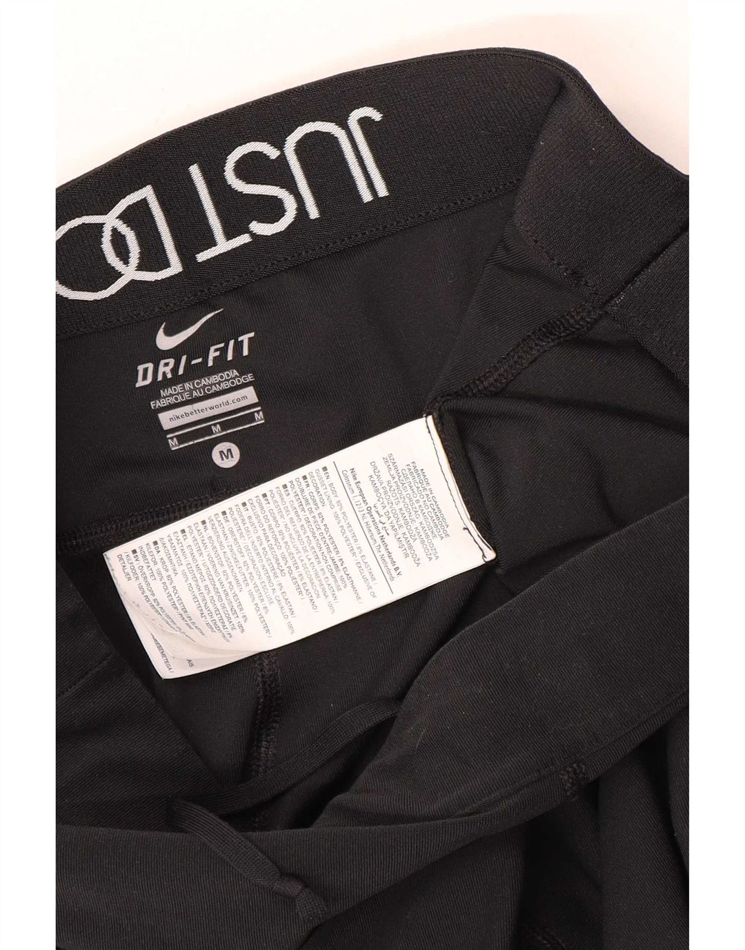 Nike Legging Capri Dri Fit pour femme UK 14 Noir moyen