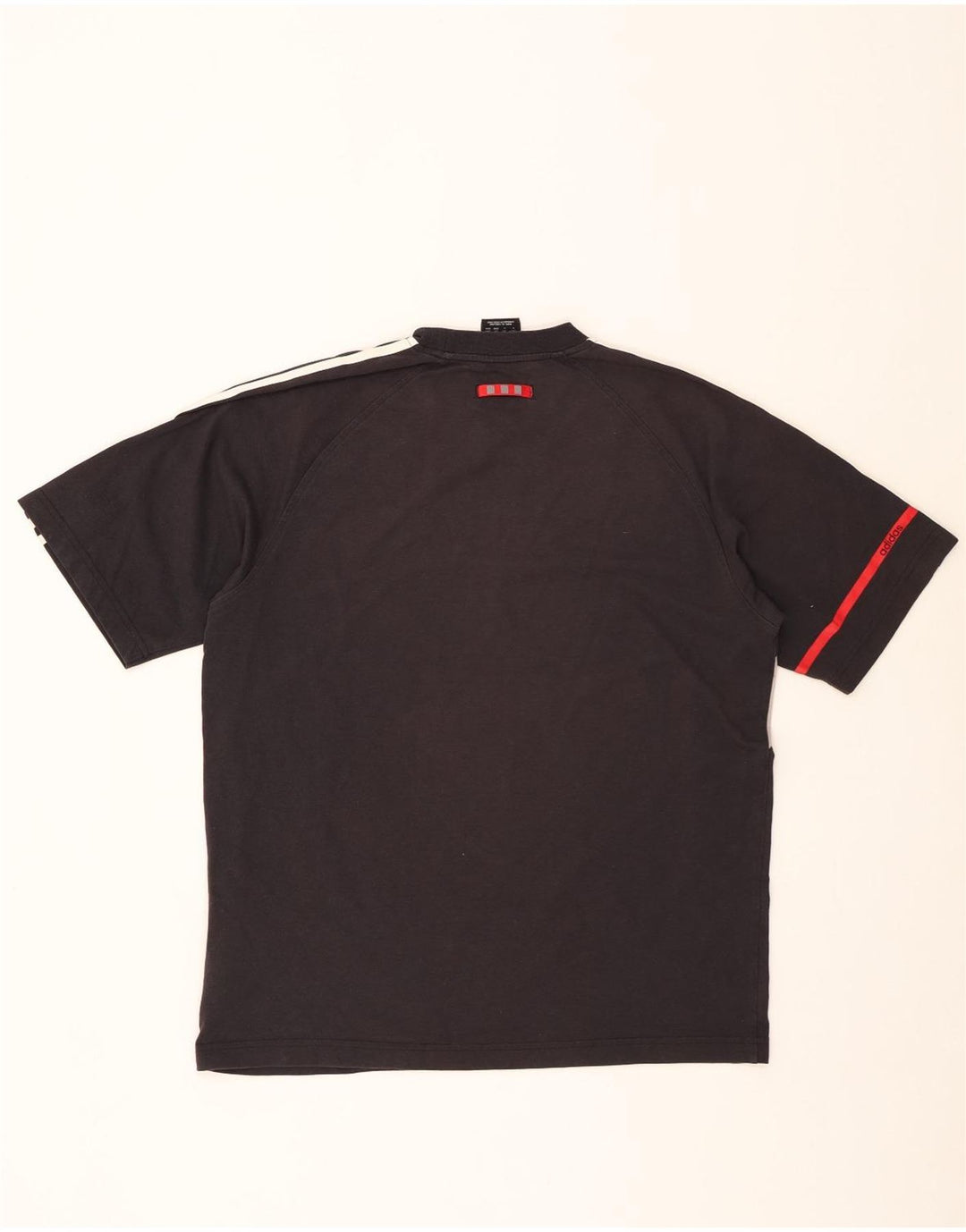 ADIDAS T-Shirt Homme Haut Large Noir Colourblock Coton