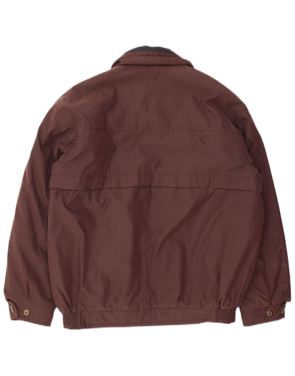 Nick Taylor Veste matelassée bomber pour homme IT 50 Large Marron Polyester