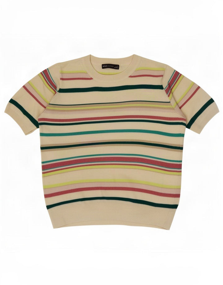 Marks & Spencer Pull ras du cou pour femme UK 12 Medium Multicolore