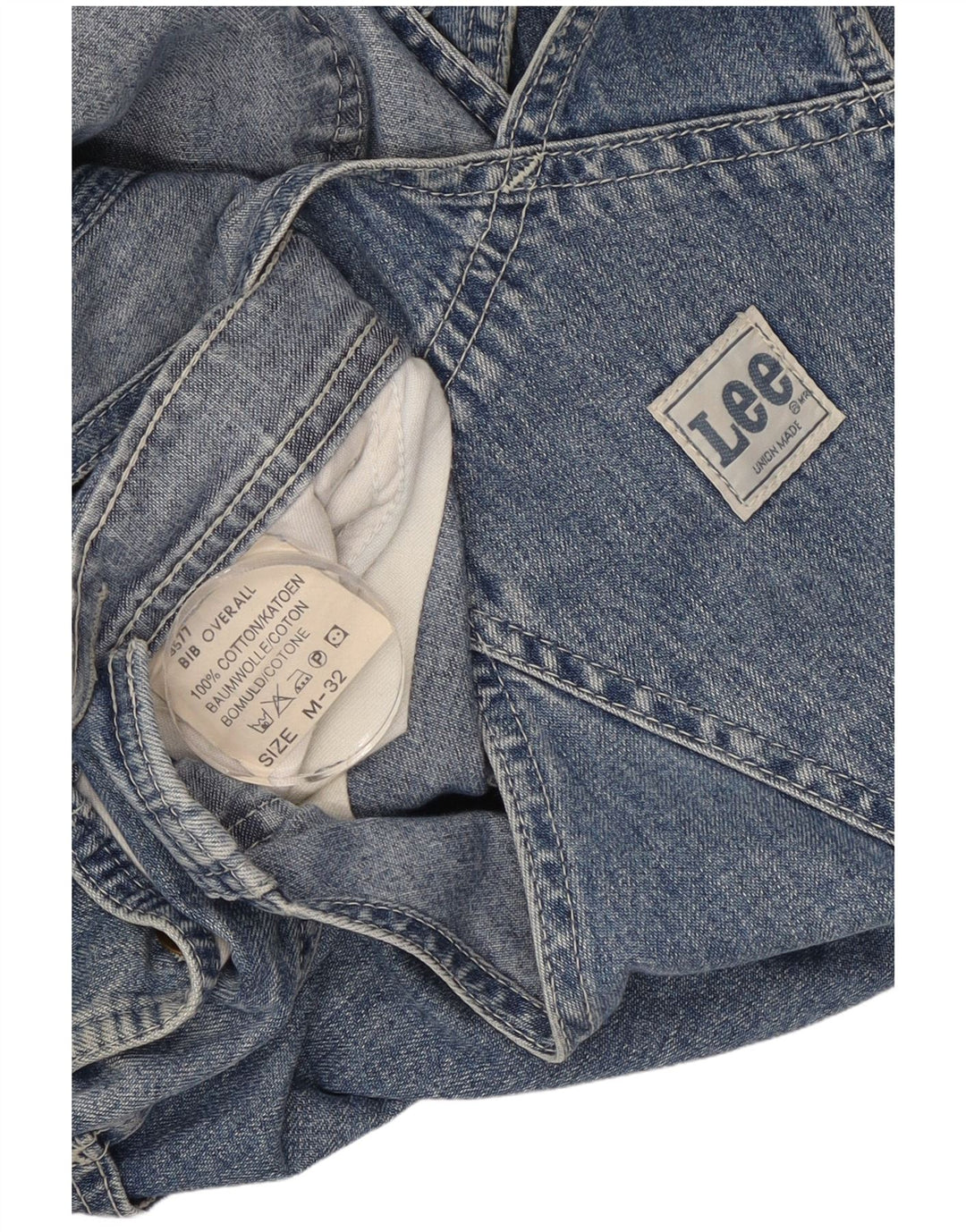 Lee Salopette Jeans Homme Moyen W32 L32 Bleu Coton
