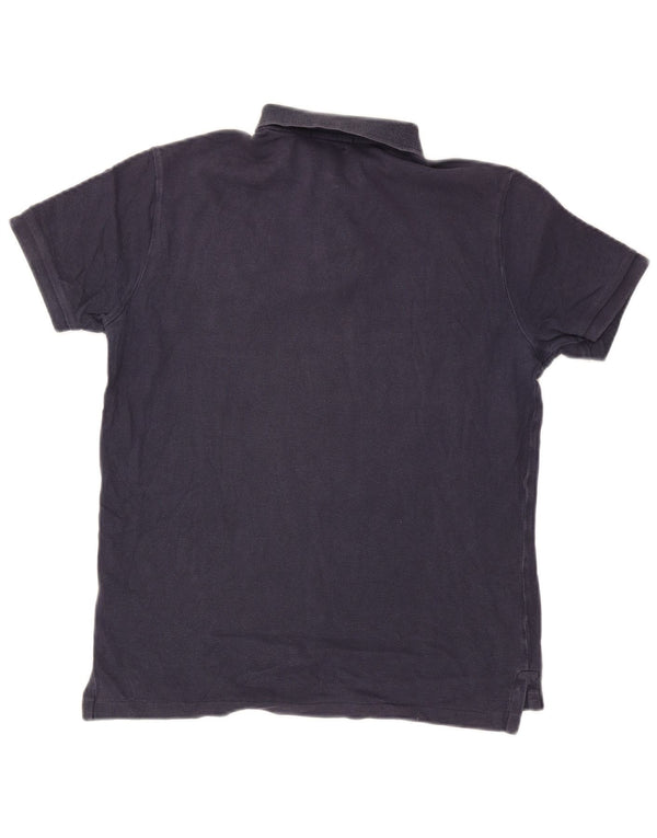 Polo Ralph Lauren Chemise Slim Fit personnalisée pour hommes en coton bleu marine moyen
