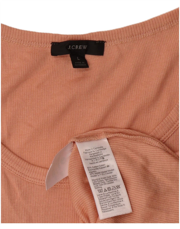 J. Crew Débardeur Femme UK 14 Large Orange Coton
