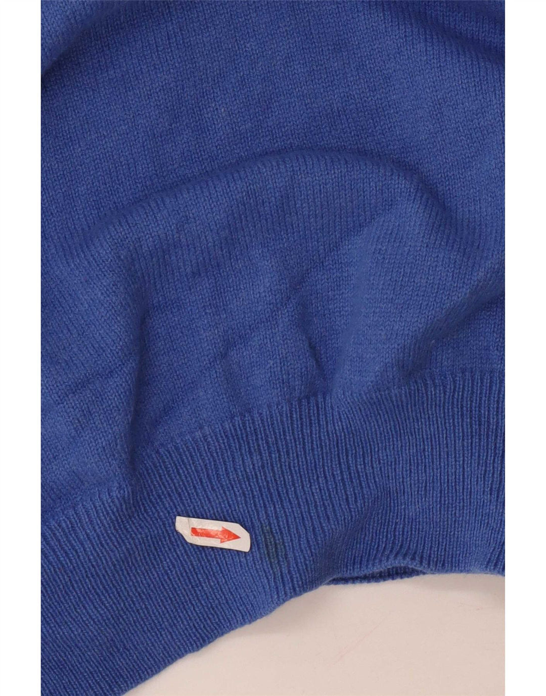 Fred Perry Pull Col Zippé Homme Bleu Moyen Laine