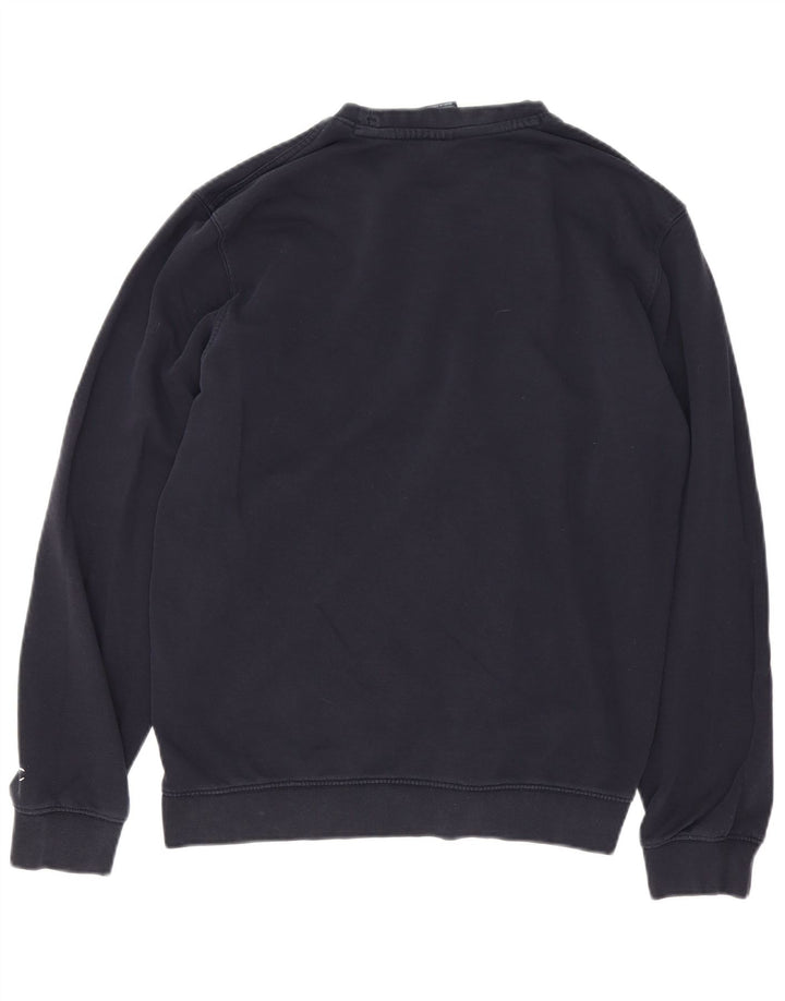 CHAMPION Sweat-Shirt Graphique Homme Bleu Marine Moyen Coton