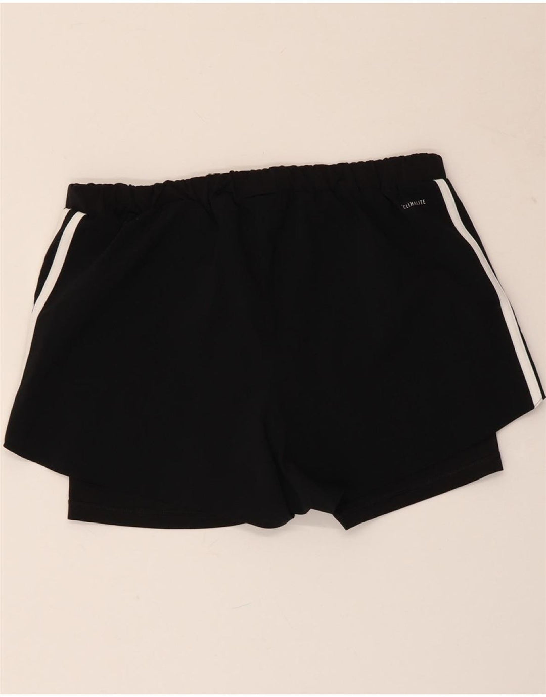 ADIDAS Short de sport Climalite pour femme UK 8/10 Petit Noir Polyester