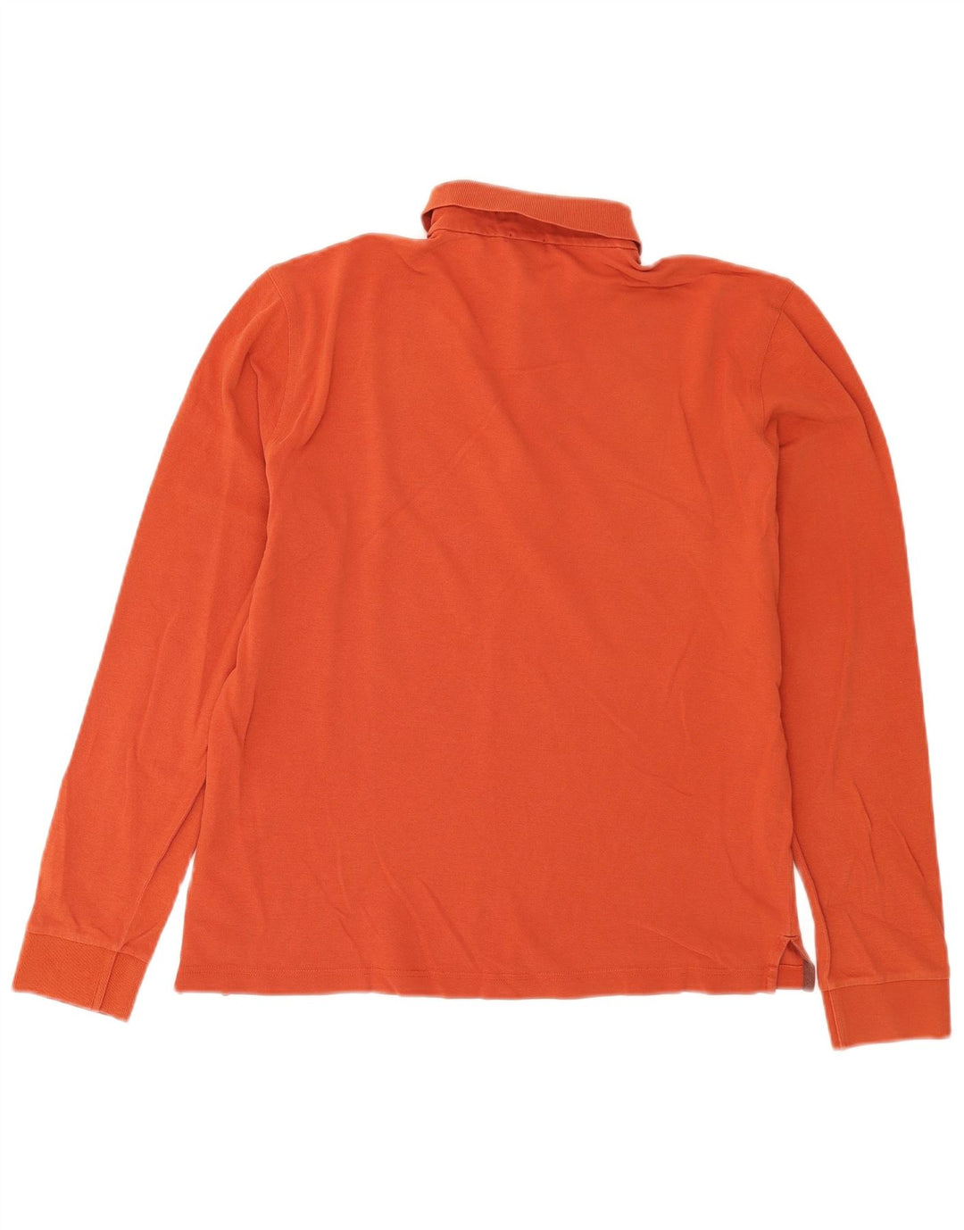 Hugo Boss Polo à manches longues pour homme Petit Orange