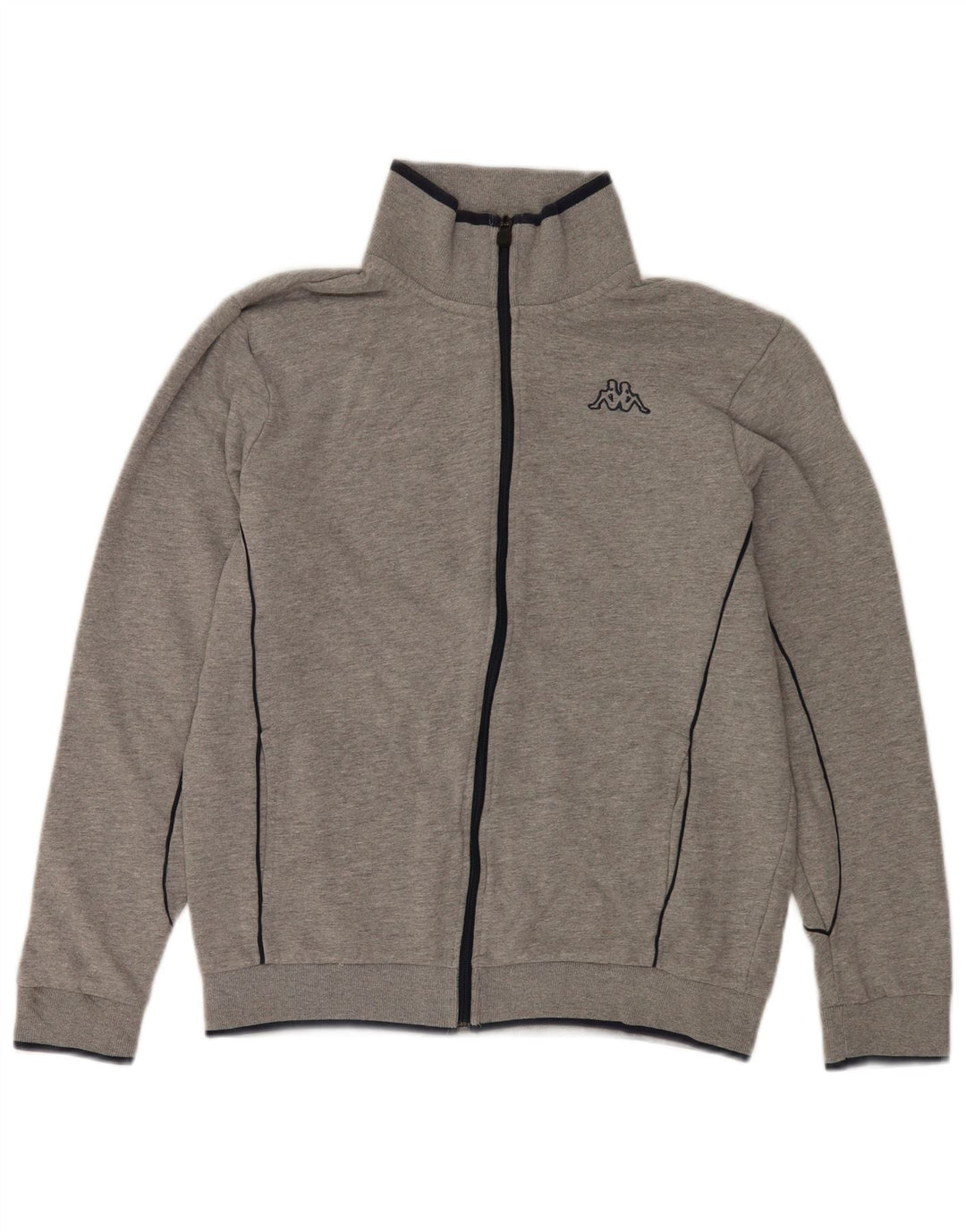 Kappa Veste de Survêtement Homme Grand Gris Moucheté Coton