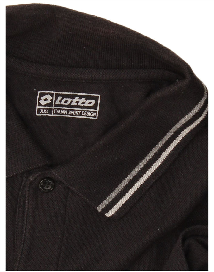 LOTTO Polo Homme 2XL Noir