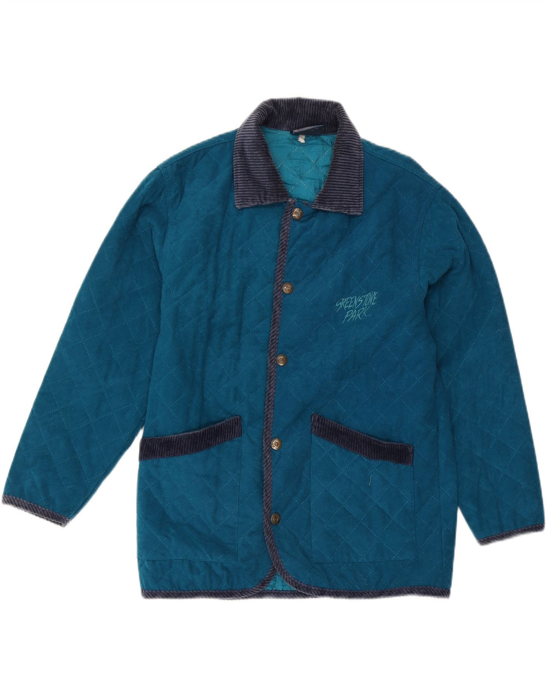 Greenstone Park Veste matelassée pour homme UK 38 Bleu moyen Polyester