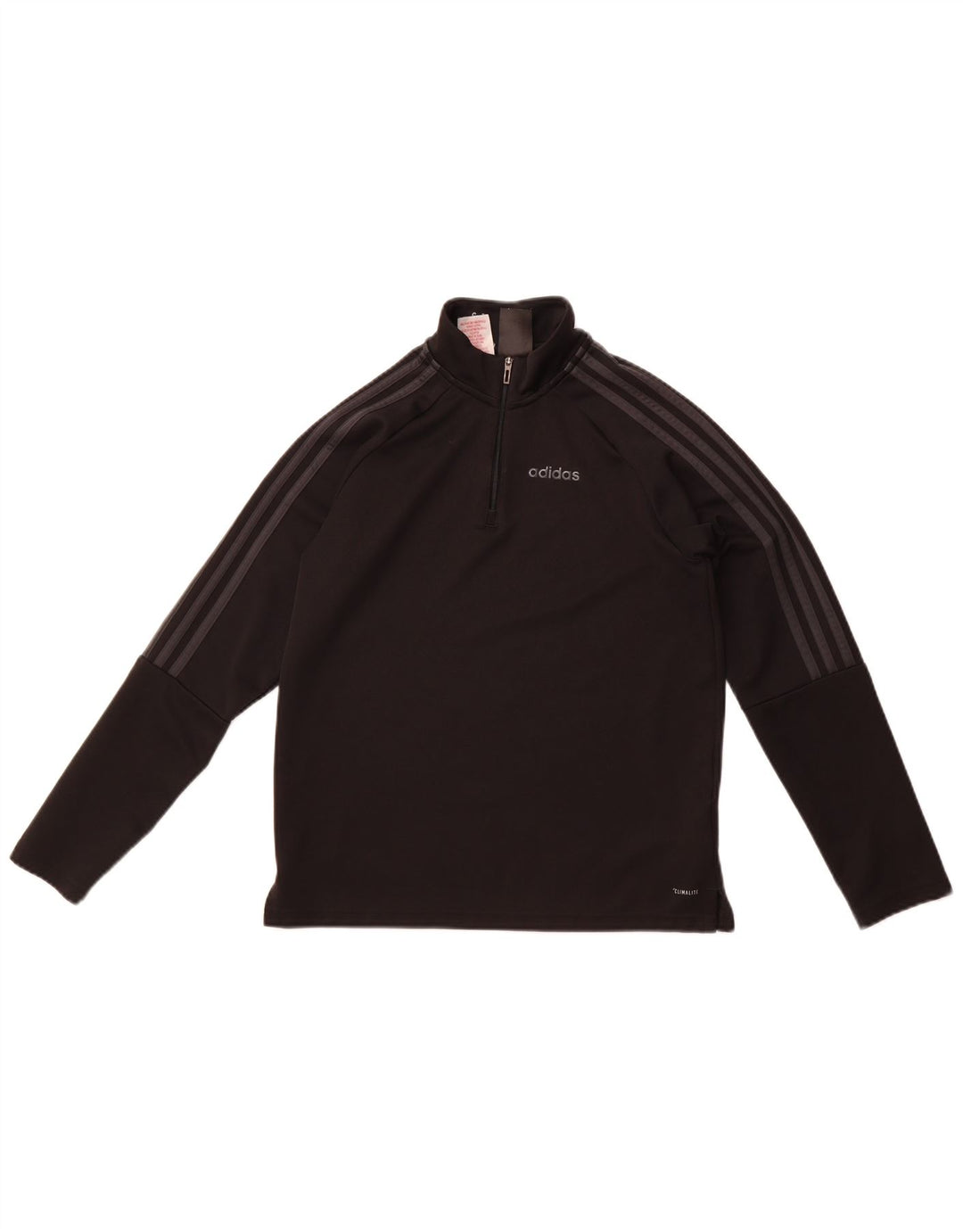 Adidas Haut de survêtement Climalite Zip Neck pour garçon 13-14 ans Noir