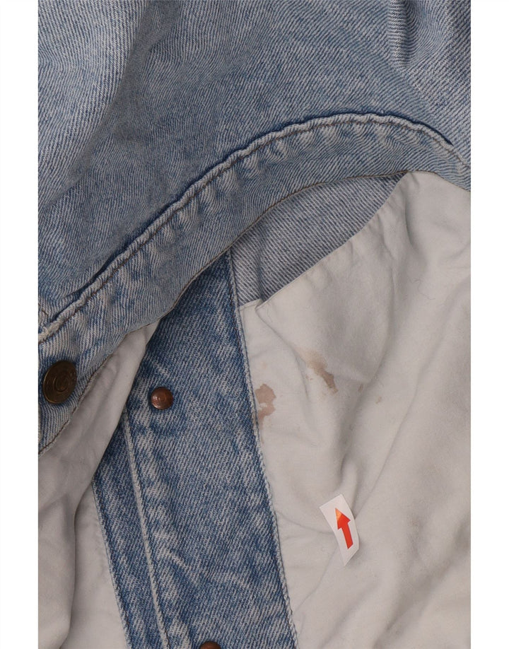 POP 84 Veste en jean pour homme UK 40 Large Bleu