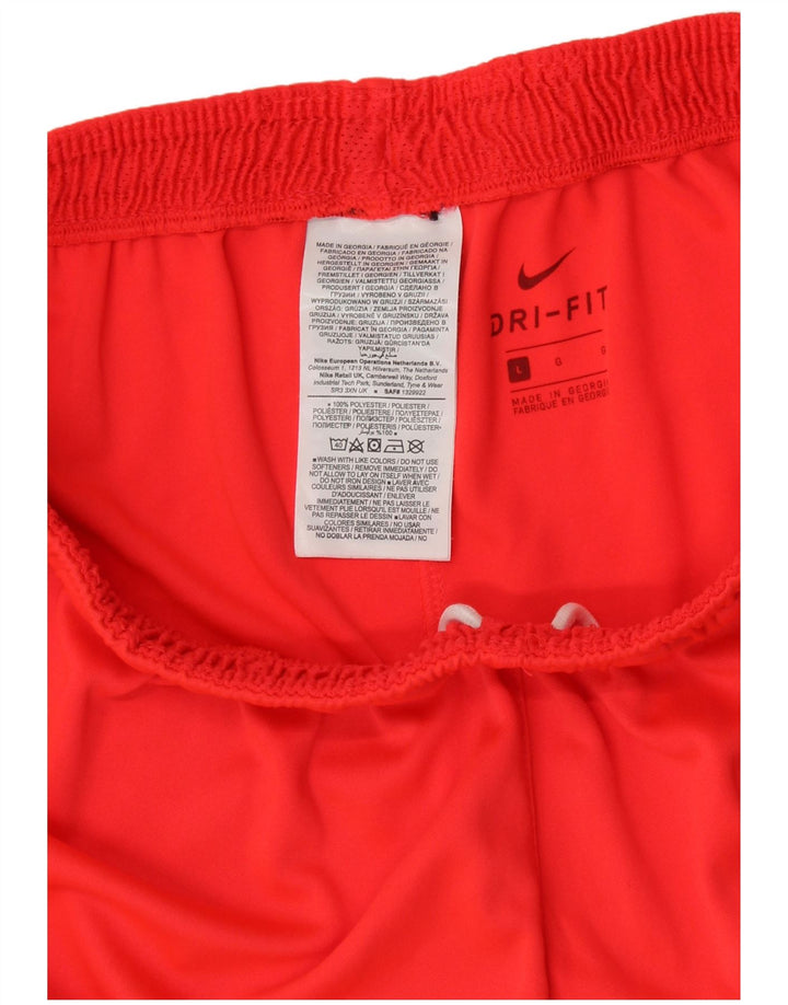 Nike Short de sport Dri Fit Graphic pour homme, grand, orange, polyester