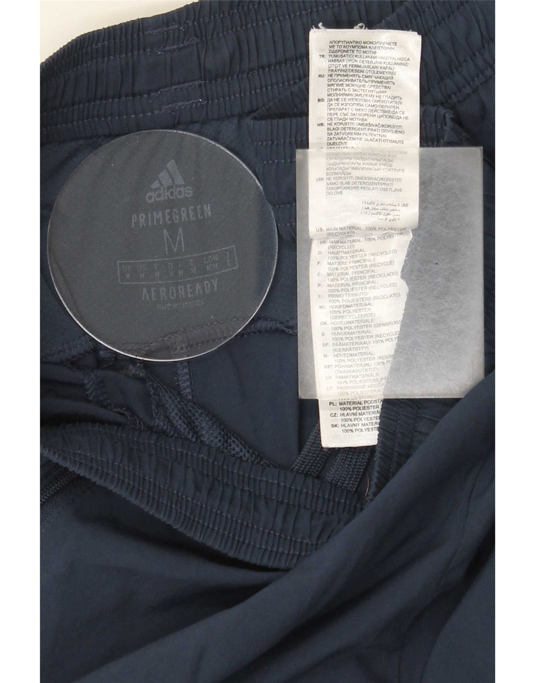 Adidas Short de sport Aeroready Homme Bleu Marine Moyen Polyester