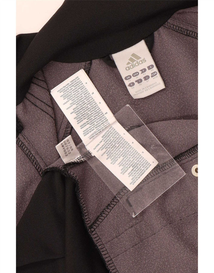 Adidas Veste de survêtement pour femme UK 14 Medium Noir Polyamide