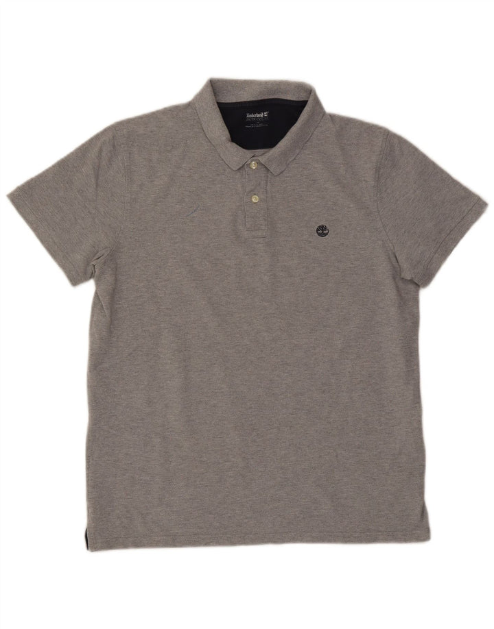Timberland Polo Homme Grand Gris Coton