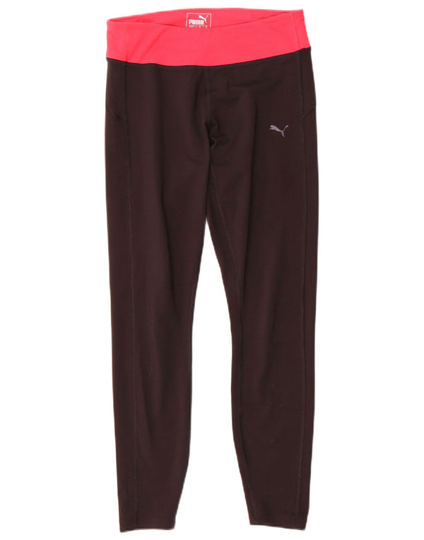 Puma Leggings pour femme UK 10 Small Noir Colourblock