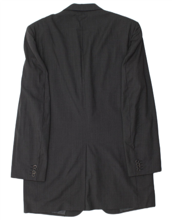 Carlo Pignatelli Veste Blazer 3 Boutons Homme IT 50 Grande Laine Vierge Grise