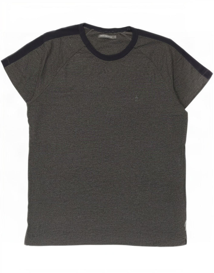 French Connection T-Shirt Homme XL Gris Colorblock Coton