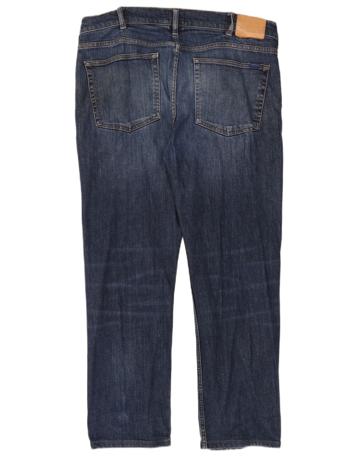 Gant Jean droit régulier W36 L32 bleu coton homme
