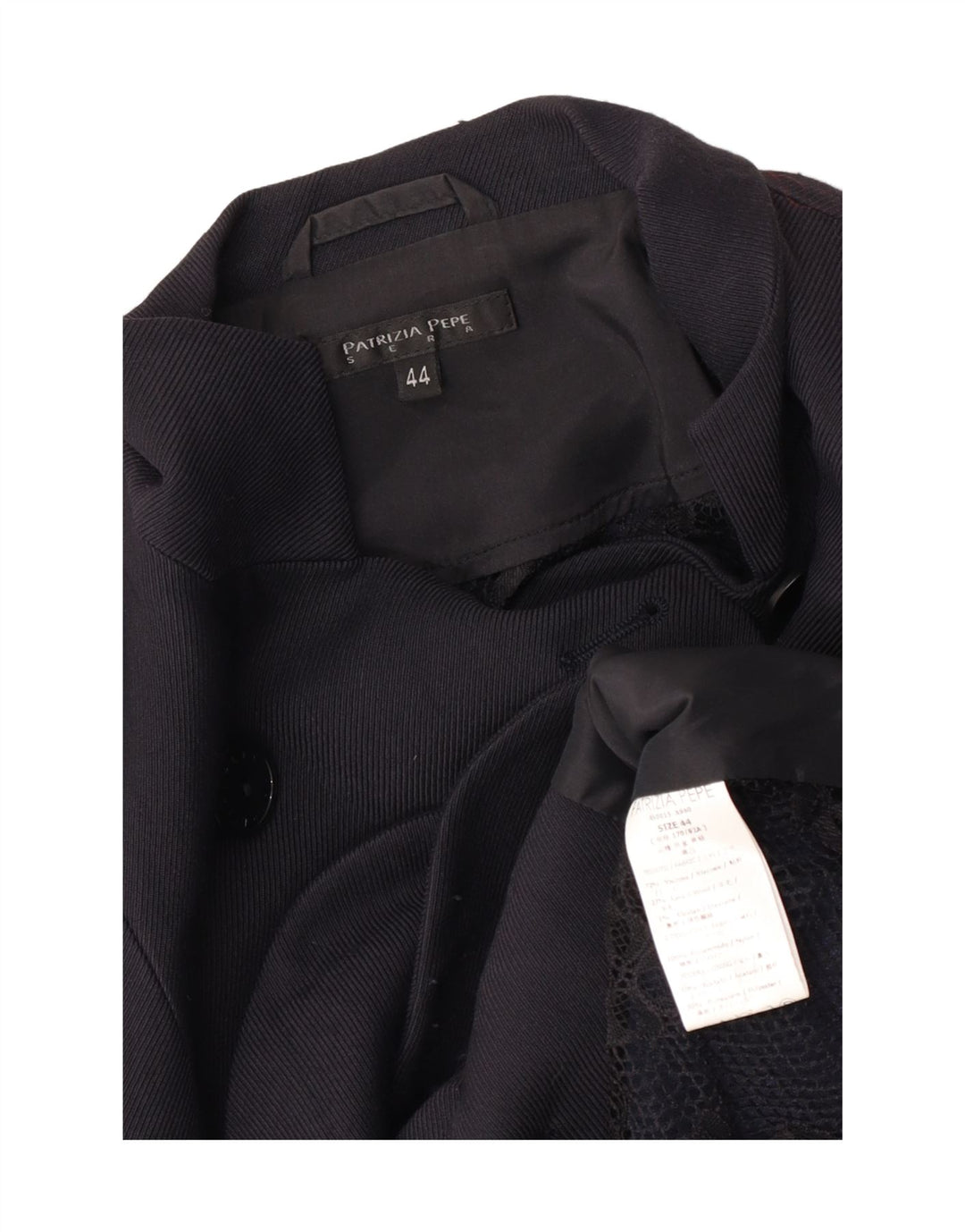 Patrizia Pepe Veste Blazer Double Boutonnage Femme IT 44 Bleu Marine Moyen