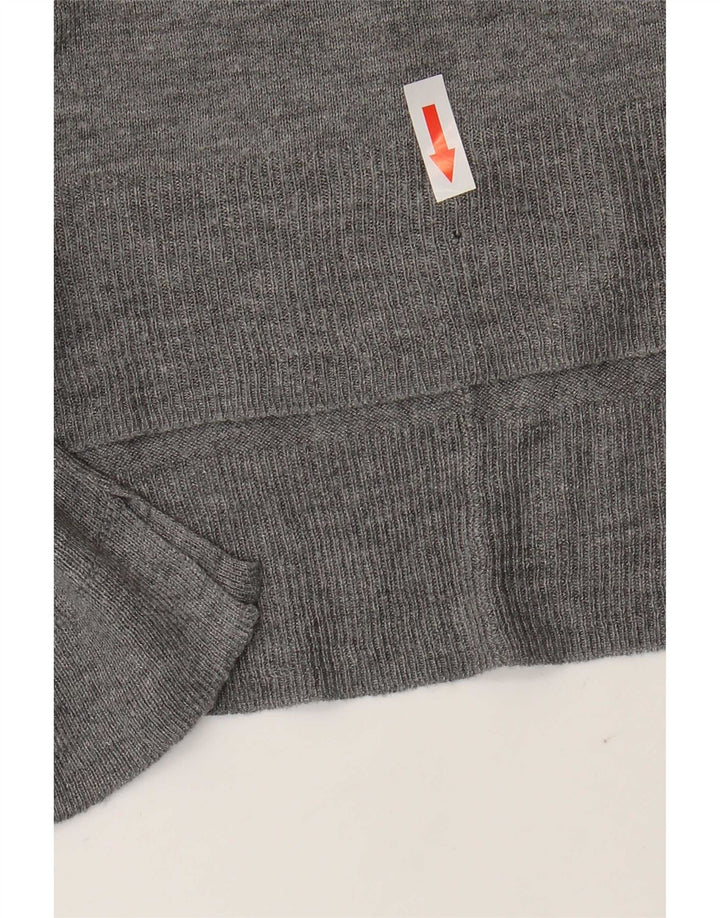 Zara Pull col bateau pour femme UK 14 Gris moyen