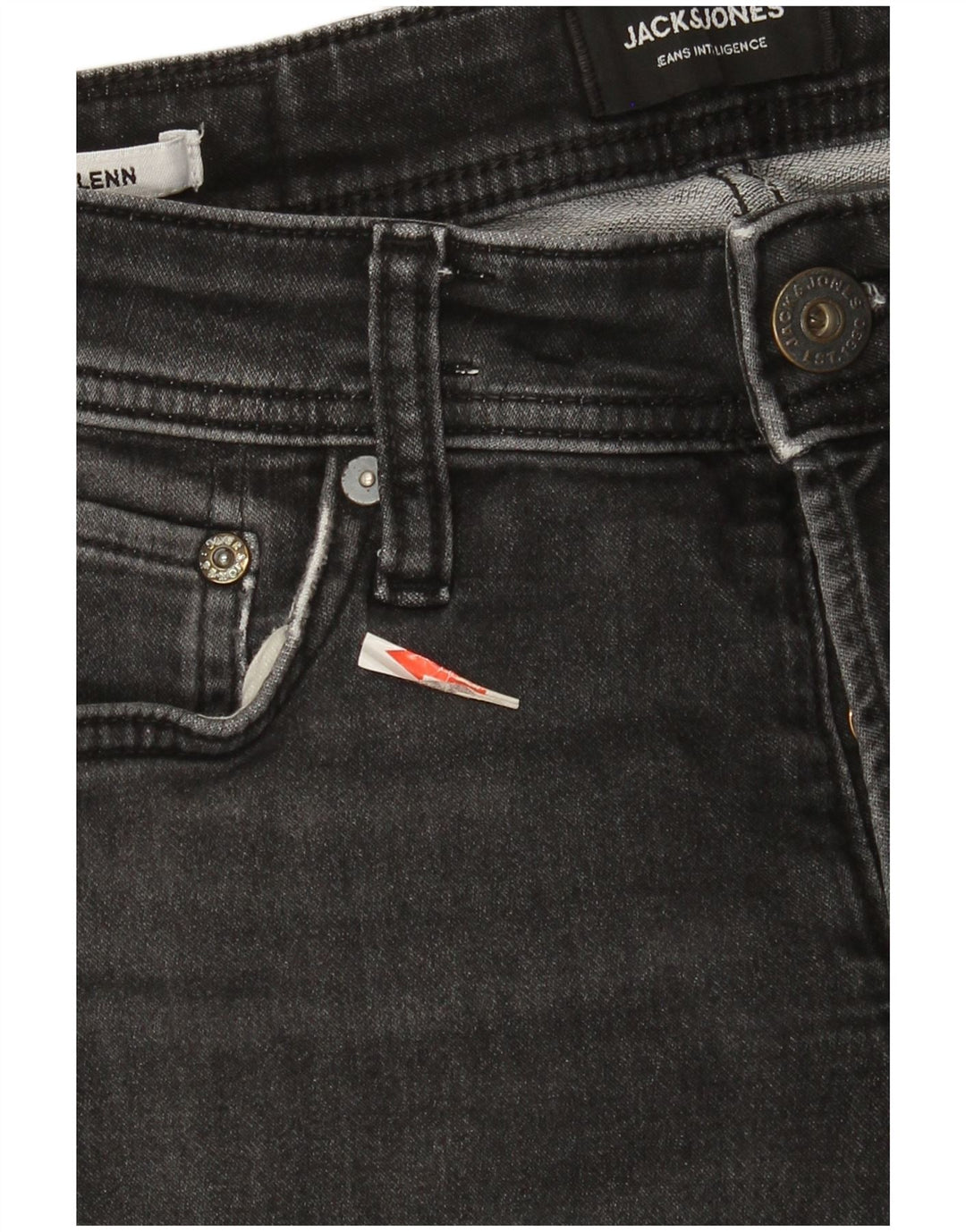 Jack & Jones Jean Slim GLENN W29 L32 Homme Gris Coton
