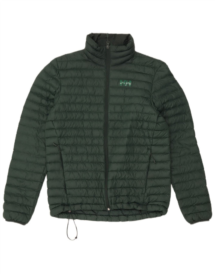 HELLY HANSEN Veste matelassée coupe décontractée pour homme UK 36 Small Vert Polyamide