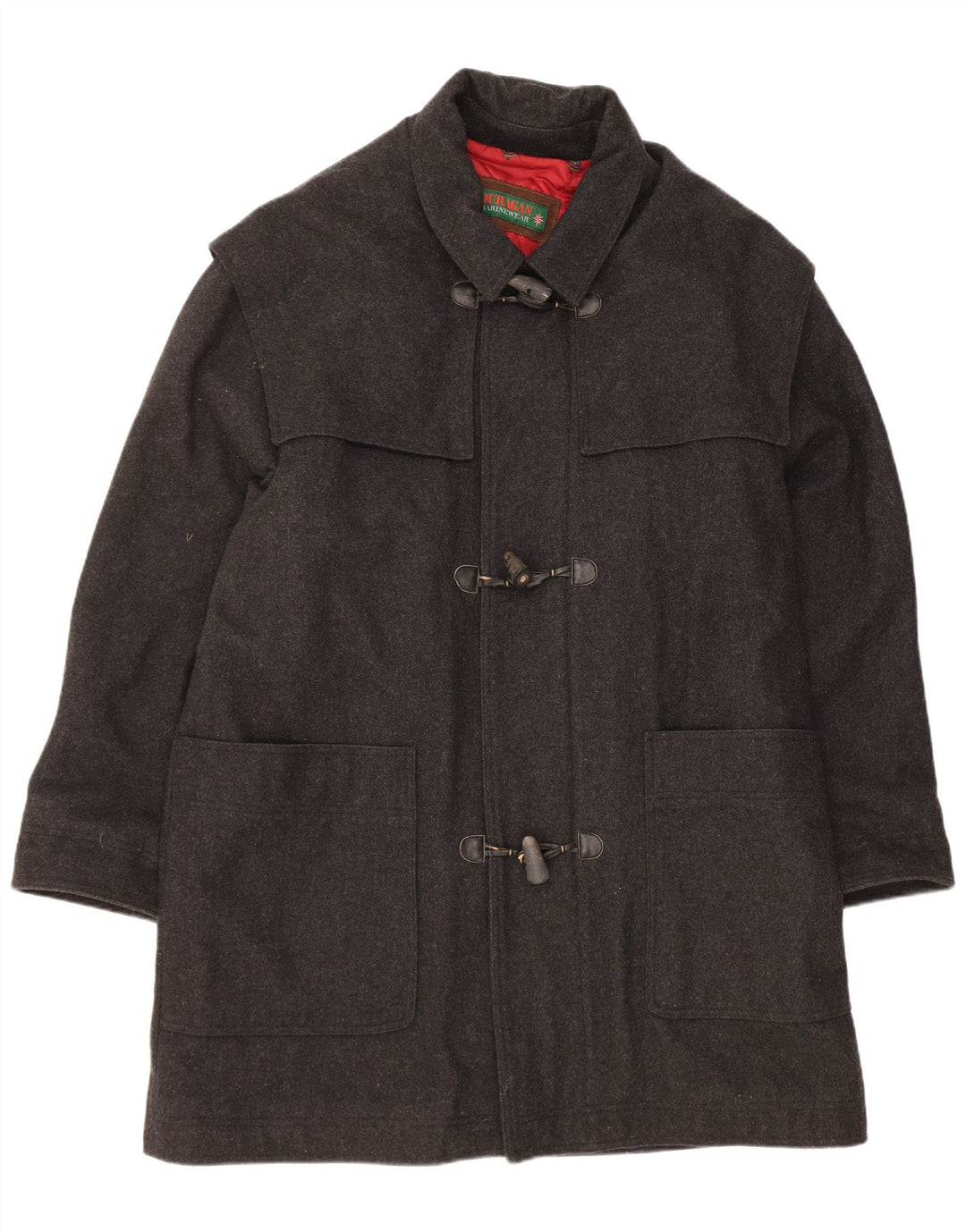 Ouragan Duffle Coat Homme EU 54 2XL Gris Laine