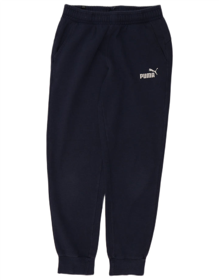 PUMA Pantalon de survêtement pour homme en coton bleu marine moyen