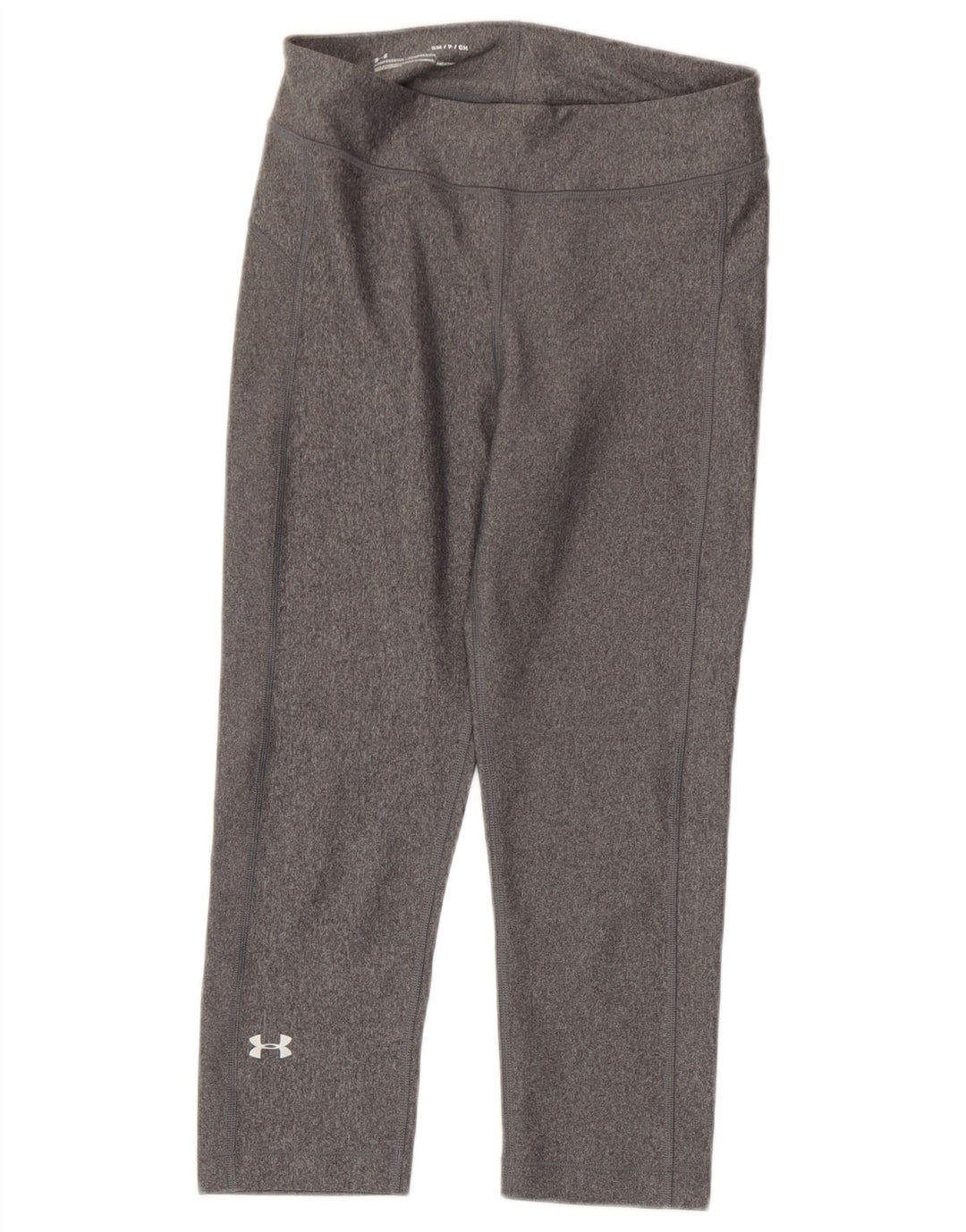 Under Armour Legging Capri Heat Gear Femme UK 8 Petit Gris Polyester