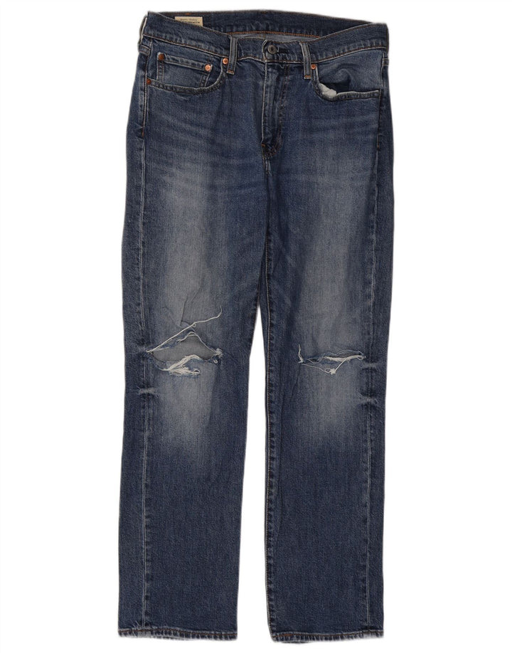 Levi's Jean Droit 514 Homme Bleu W32 L30 Coton