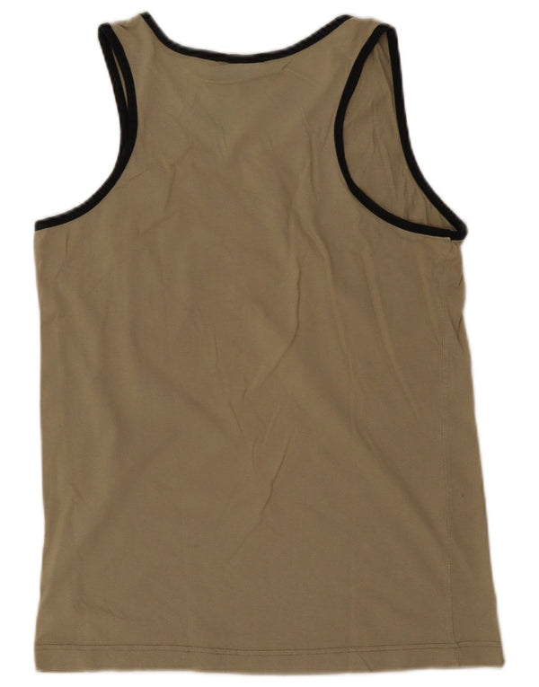 Kappa Débardeur Homme Beige Moyen Coton