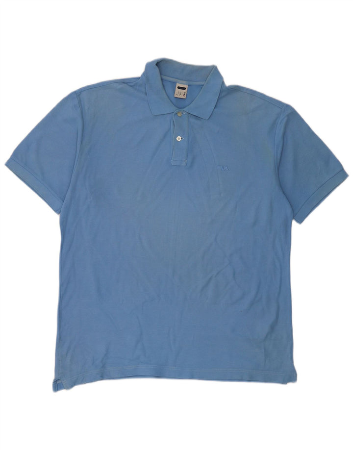 FILA Polo Homme Grand Bleu Coton