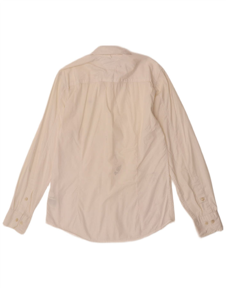 Tommy Hilfiger Chemise Slim Fit Petit Coton Blanc Cassé