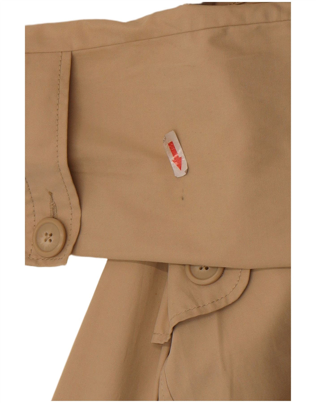 Sisley Trench IT 46 Large Beige Coton Femme