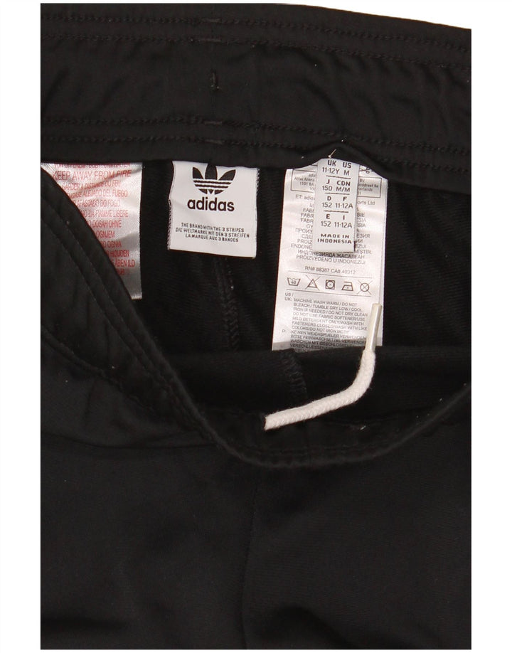 Adidas Pantalon de Survêtement Garçon Joggers 11-12 ans Noir Polyester