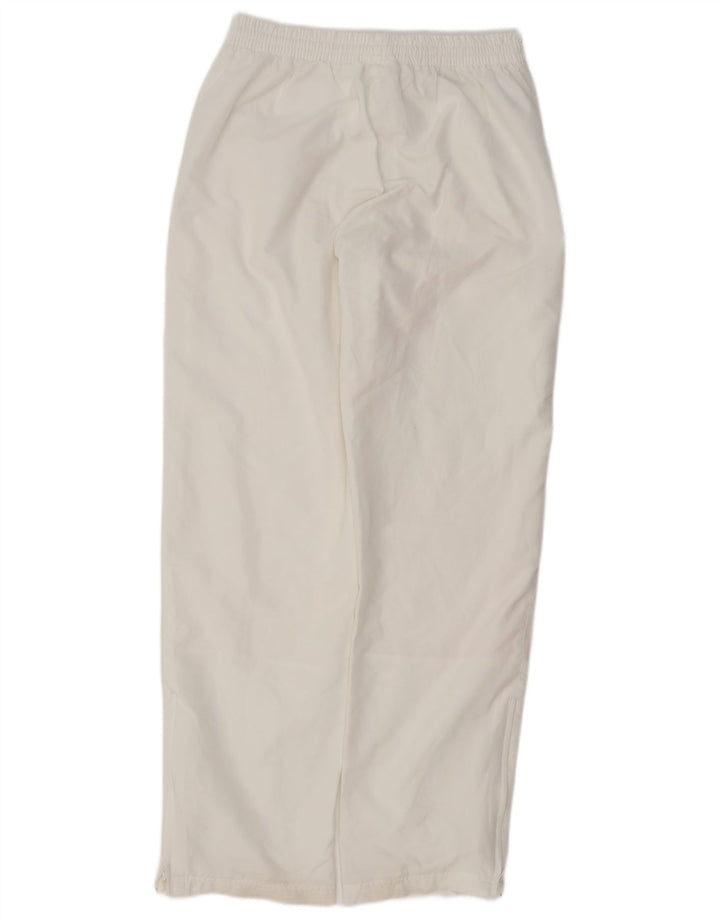 Adidas Pantalon de survêtement pour femme UK 14 Large Blanc Polyester