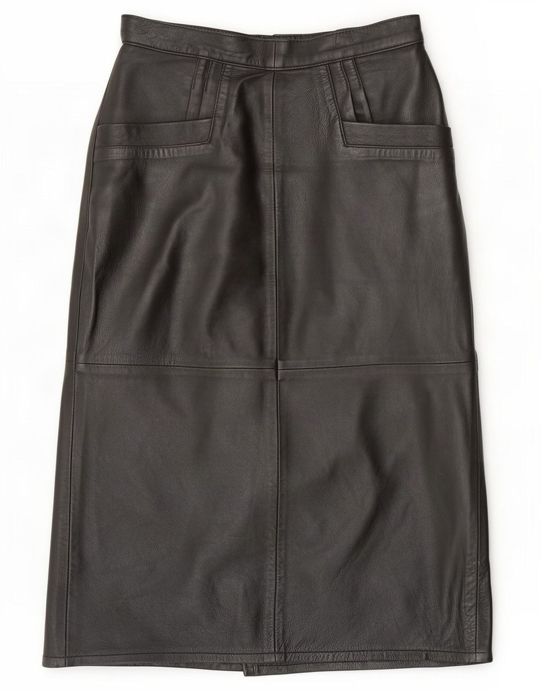 Ruby Jupe en cuir taille haute pour femme EU 38 Medium W28 Noir